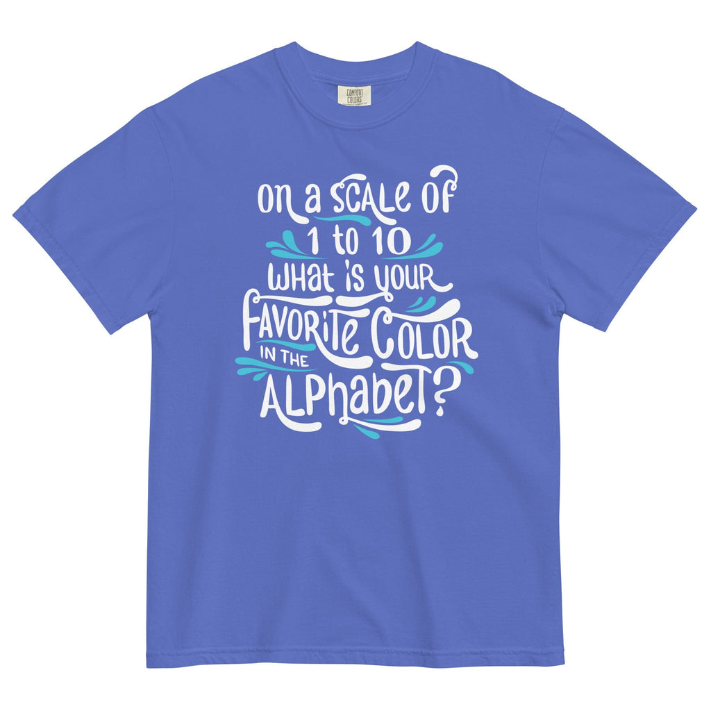 Favorite Color In The Alphabet Men's Relaxed Fit - Adult & Kids T-Shirts, Sweatshirts & Hoodies apparel design preview 1