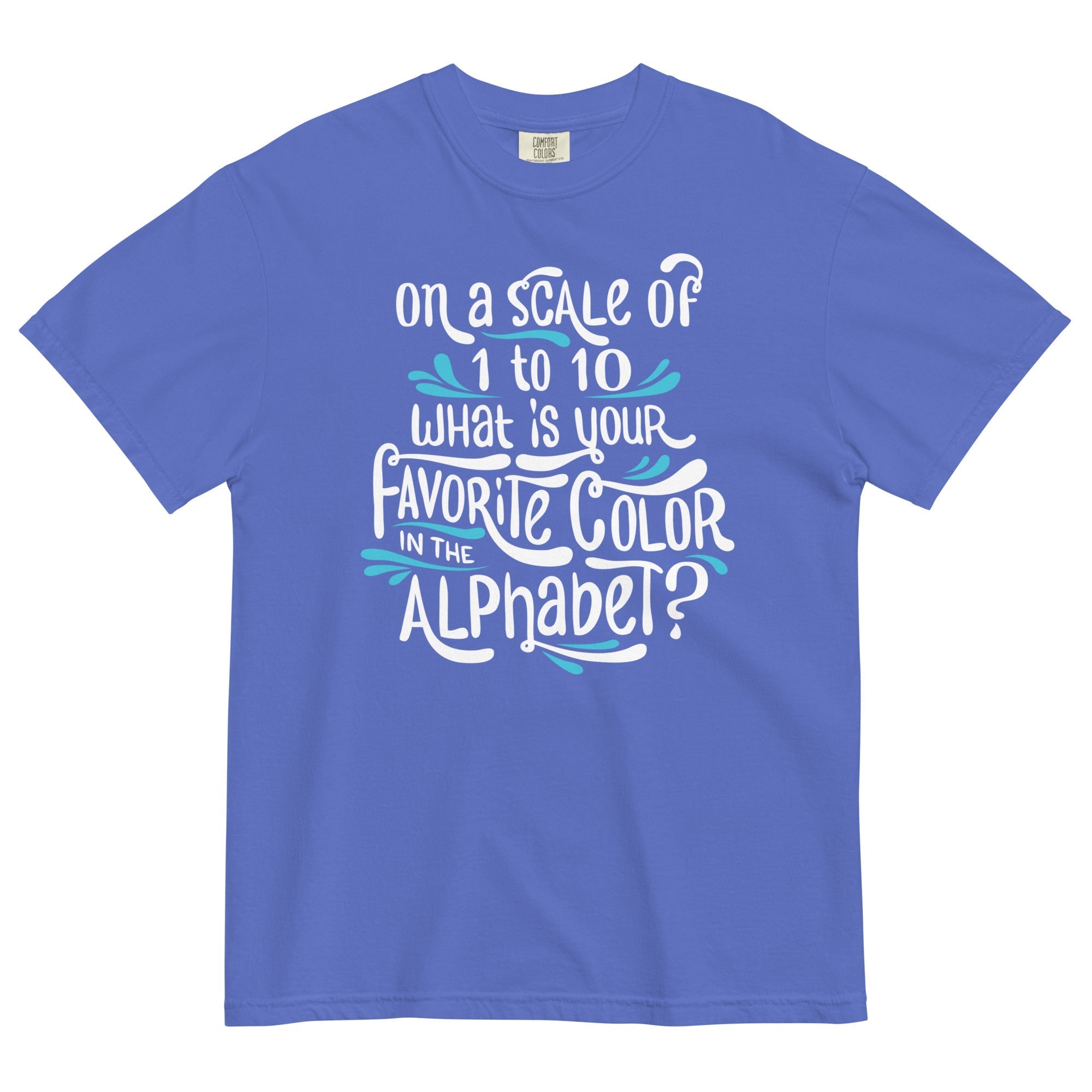 Favorite Color In The Alphabet Men's Relaxed Fit - Adult & Kids T-Shirts, Sweatshirts & Hoodies apparel design preview 1