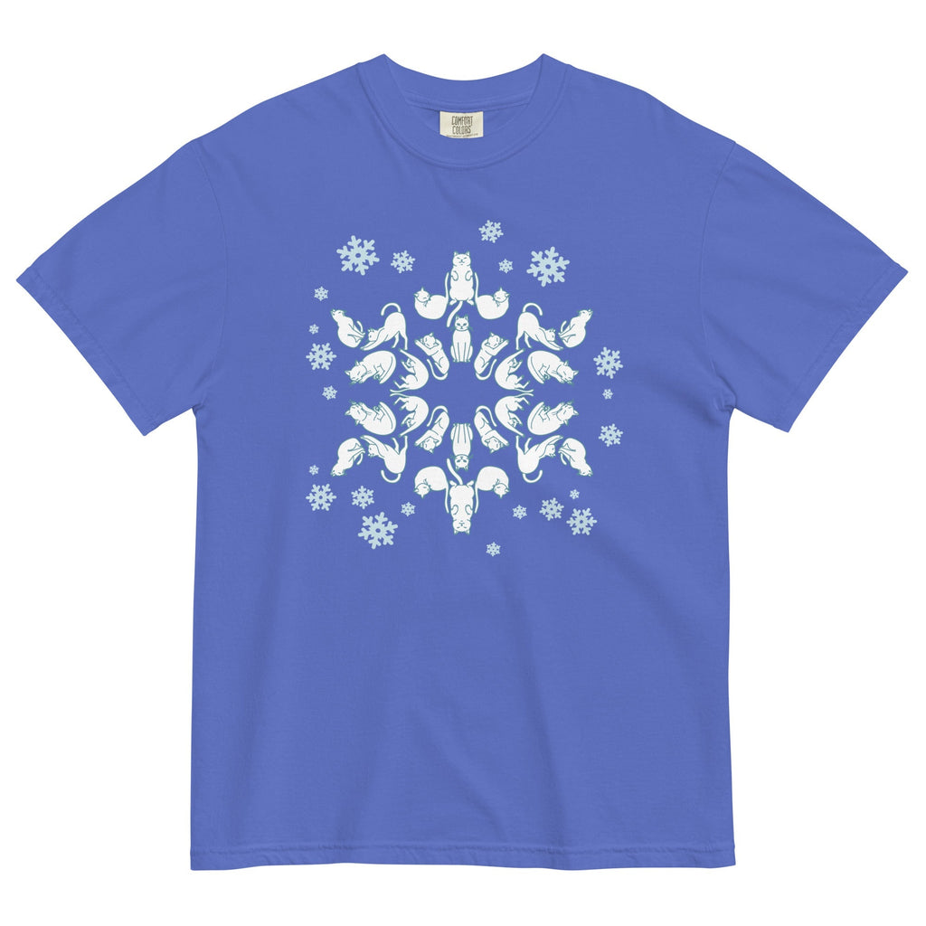Cat Snowflake Men's Relaxed Fit - Adult & Kids T-Shirts, Sweatshirts & Hoodies apparel design preview 1