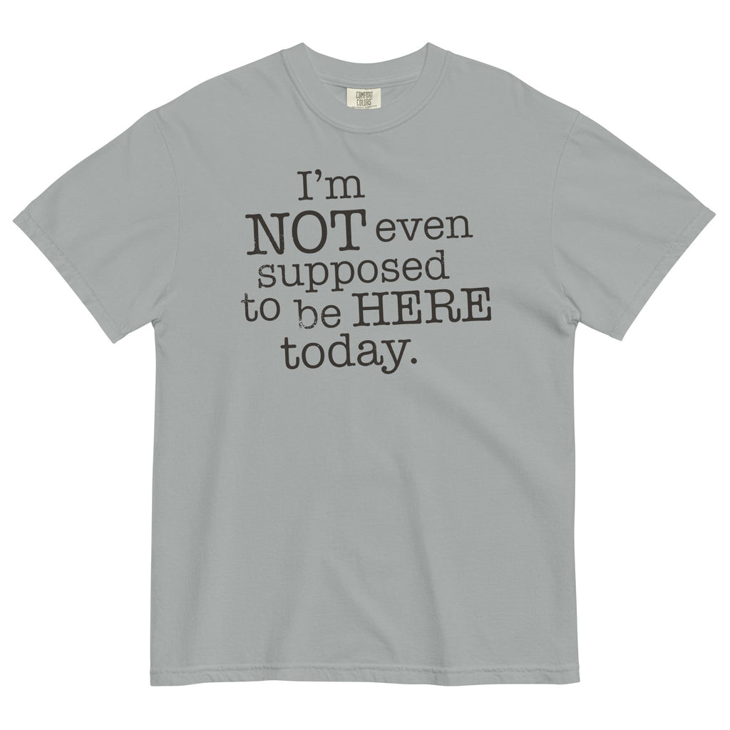 I'm Not Even Supposed To Be Here Today Men's Relaxed - Adult & Kids T-Shirts, Sweatshirts & Hoodies apparel design preview 1