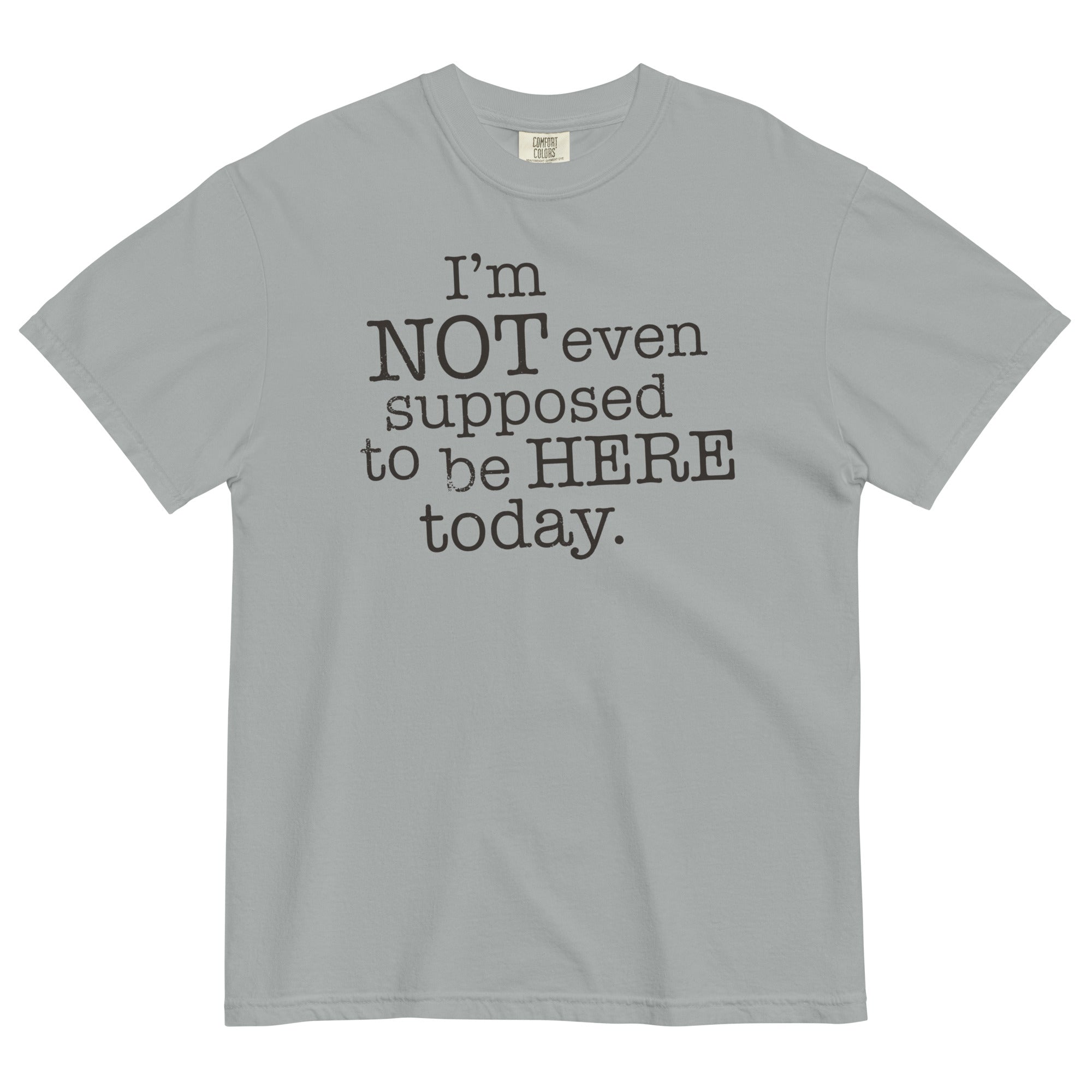 I'm Not Even Supposed To Be Here Today Men's Relaxed - Adult & Kids T-Shirts, Sweatshirts & Hoodies apparel design preview 1