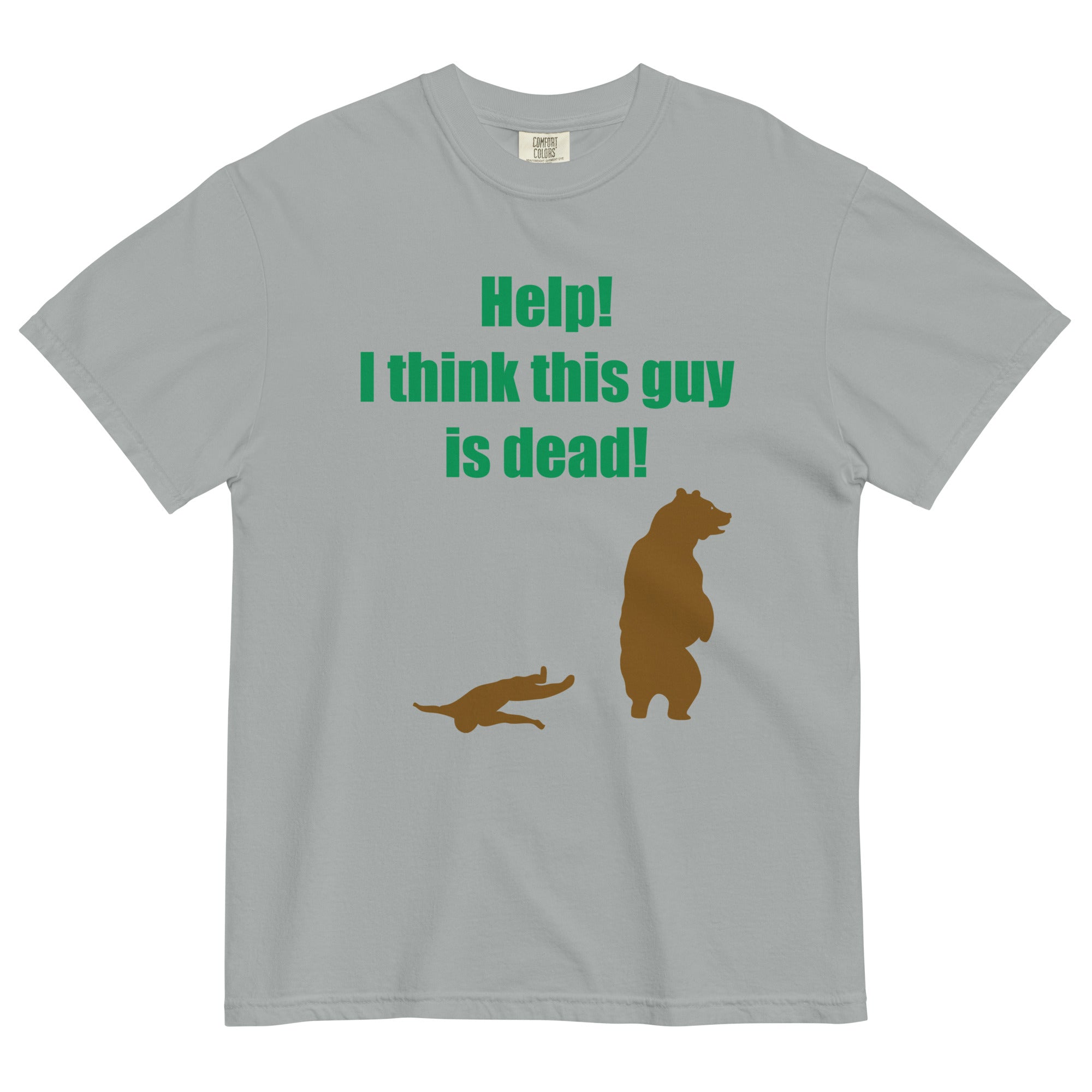 Help! I Think This Guy Is Dead! Men's Relaxed Fit - Adult & Kids T-Shirts, Sweatshirts & Hoodies apparel design preview 1