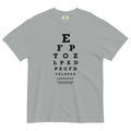 Too Close Eye Chart Men's Relaxed Fit - Adult & Kids T-Shirts, Sweatshirts & Hoodies apparel design preview 1