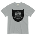 With Great Beard Comes Responsibility Men's Relaxed - Adult & Kids T-Shirts, Sweatshirts & Hoodies apparel design preview 1
