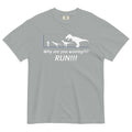 Why Are You Waving? Run! Men's Relaxed Fit - Adult & Kids T-Shirts, Sweatshirts & Hoodies apparel design preview 1