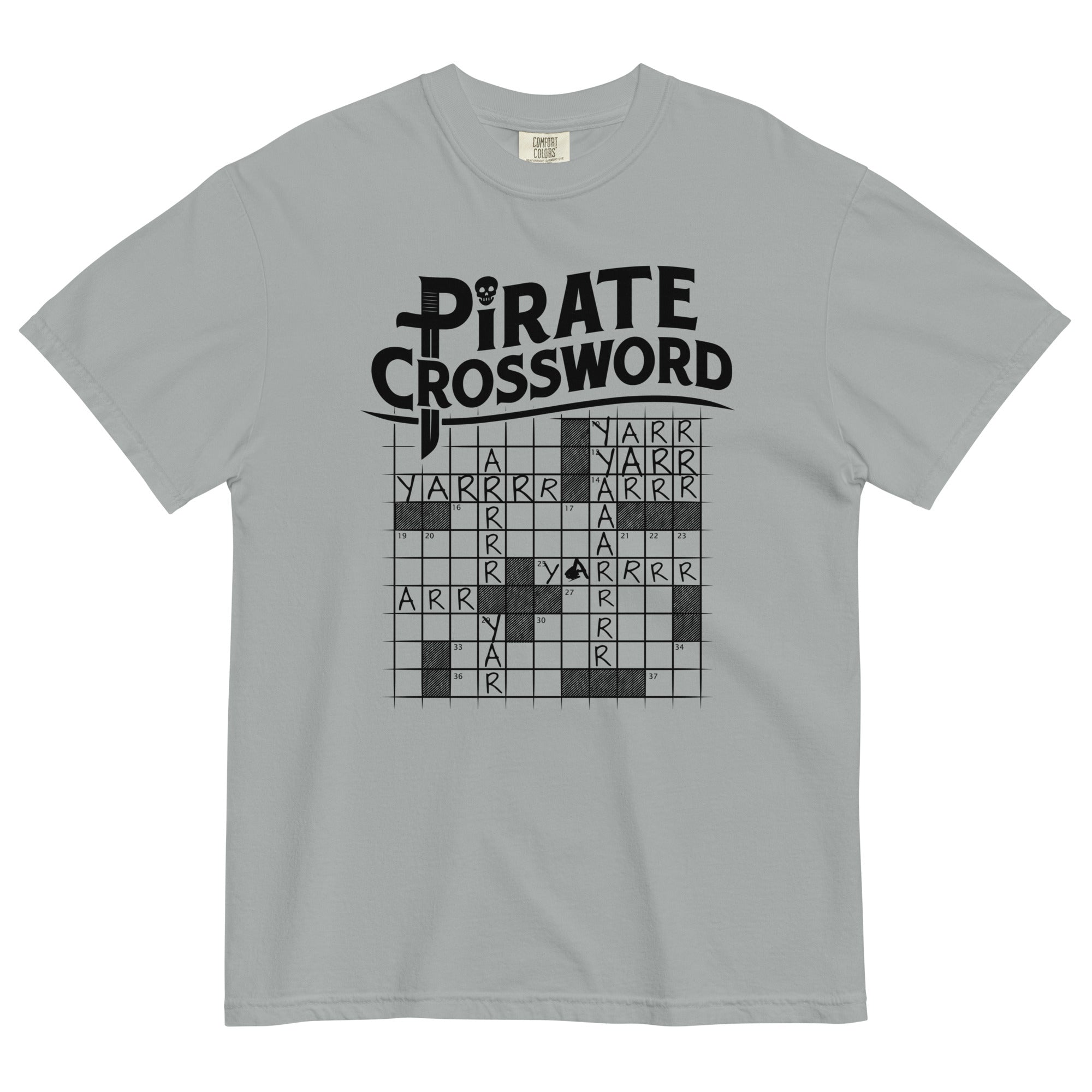 Pirate Crossword Men's Relaxed Fit - Adult & Kids T-Shirts, Sweatshirts & Hoodies apparel design preview 1