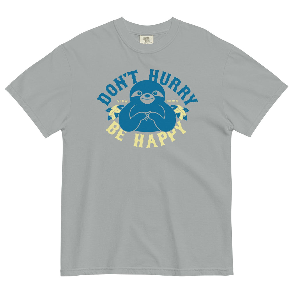 Don't Hurry Be Happy Men's Relaxed Fit - Adult & Kids T-Shirts, Sweatshirts & Hoodies apparel design preview 1