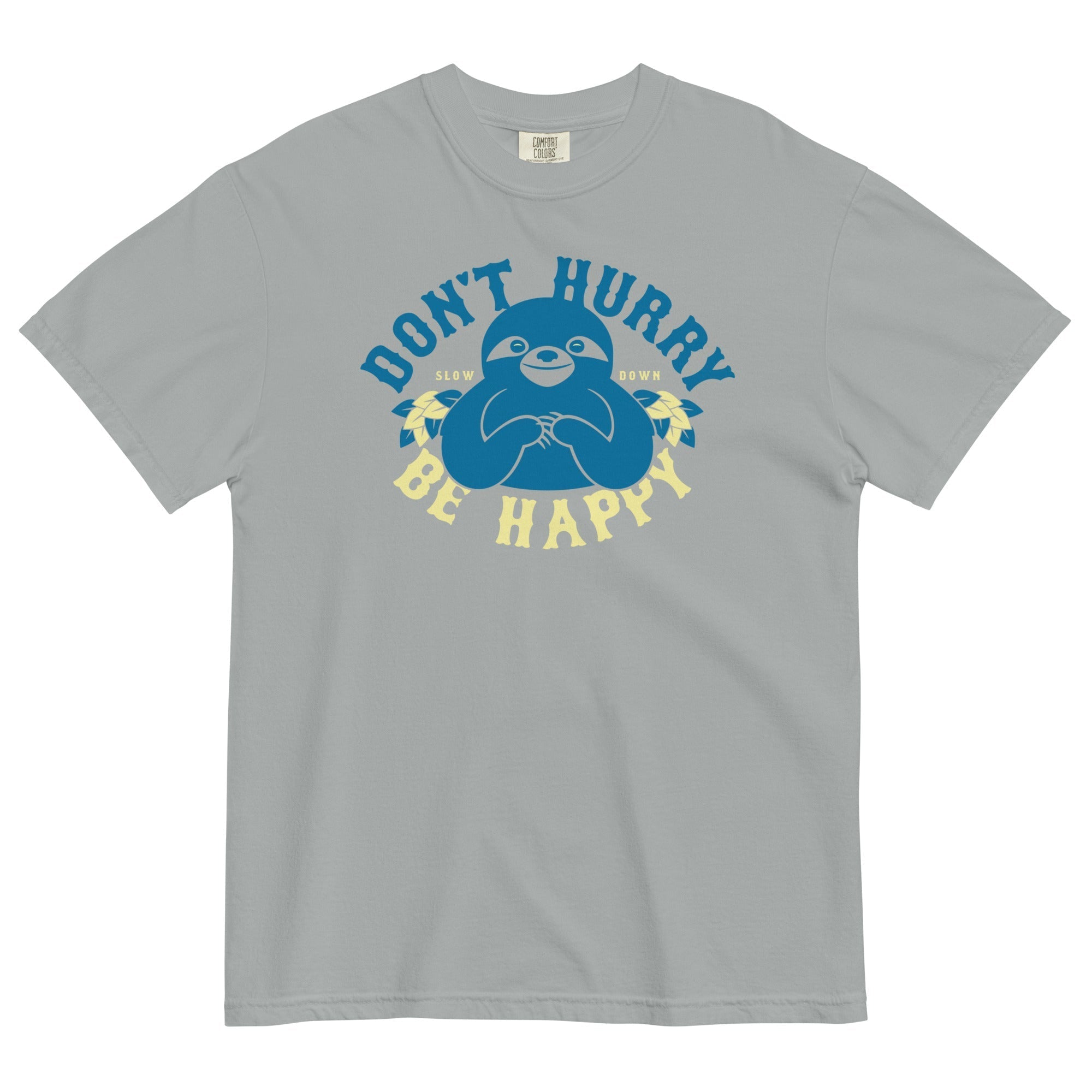 Don't Hurry Be Happy Men's Relaxed Fit - Adult & Kids T-Shirts, Sweatshirts & Hoodies apparel design preview 1