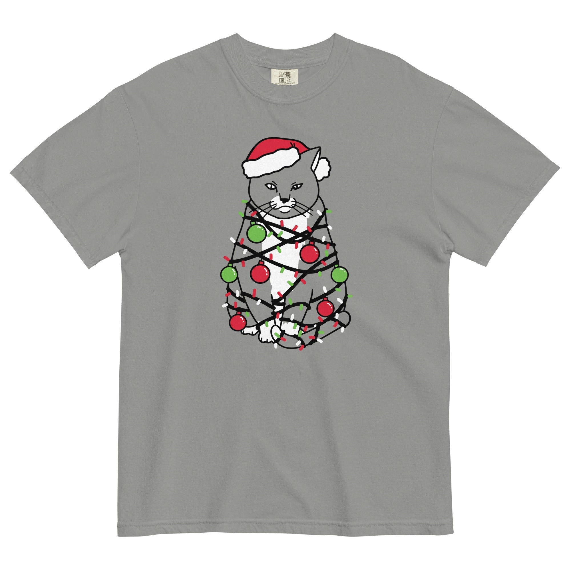 Meowy Christmas Men's Relaxed Fit - Adult & Kids T-Shirts, Sweatshirts & Hoodies apparel design preview 1