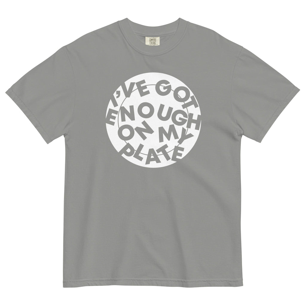 I've Got Enough On My Plate Men's Relaxed Fit - Adult & Kids T-Shirts, Sweatshirts & Hoodies apparel design preview 1