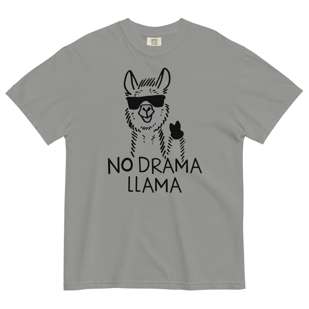 No Drama Llama Men's Relaxed Fit - Adult & Kids T-Shirts, Sweatshirts & Hoodies apparel design preview 1