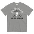 Here For The Cats, Humans Are Gross Men's Relaxed Fit - Adult & Kids T-Shirts, Sweatshirts & Hoodies apparel design preview 1