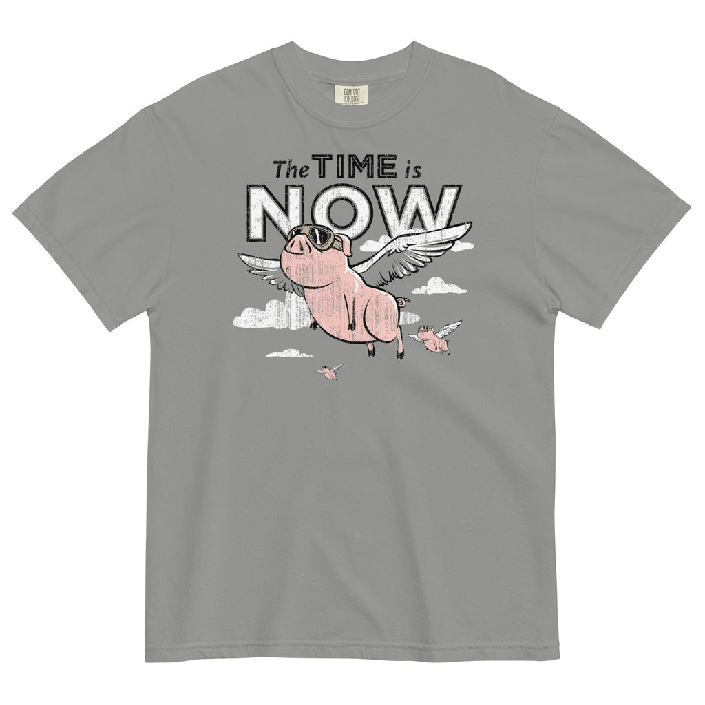 The Time Is Now Men's Relaxed Fit - Adult & Kids T-Shirts, Sweatshirts & Hoodies apparel design preview 1