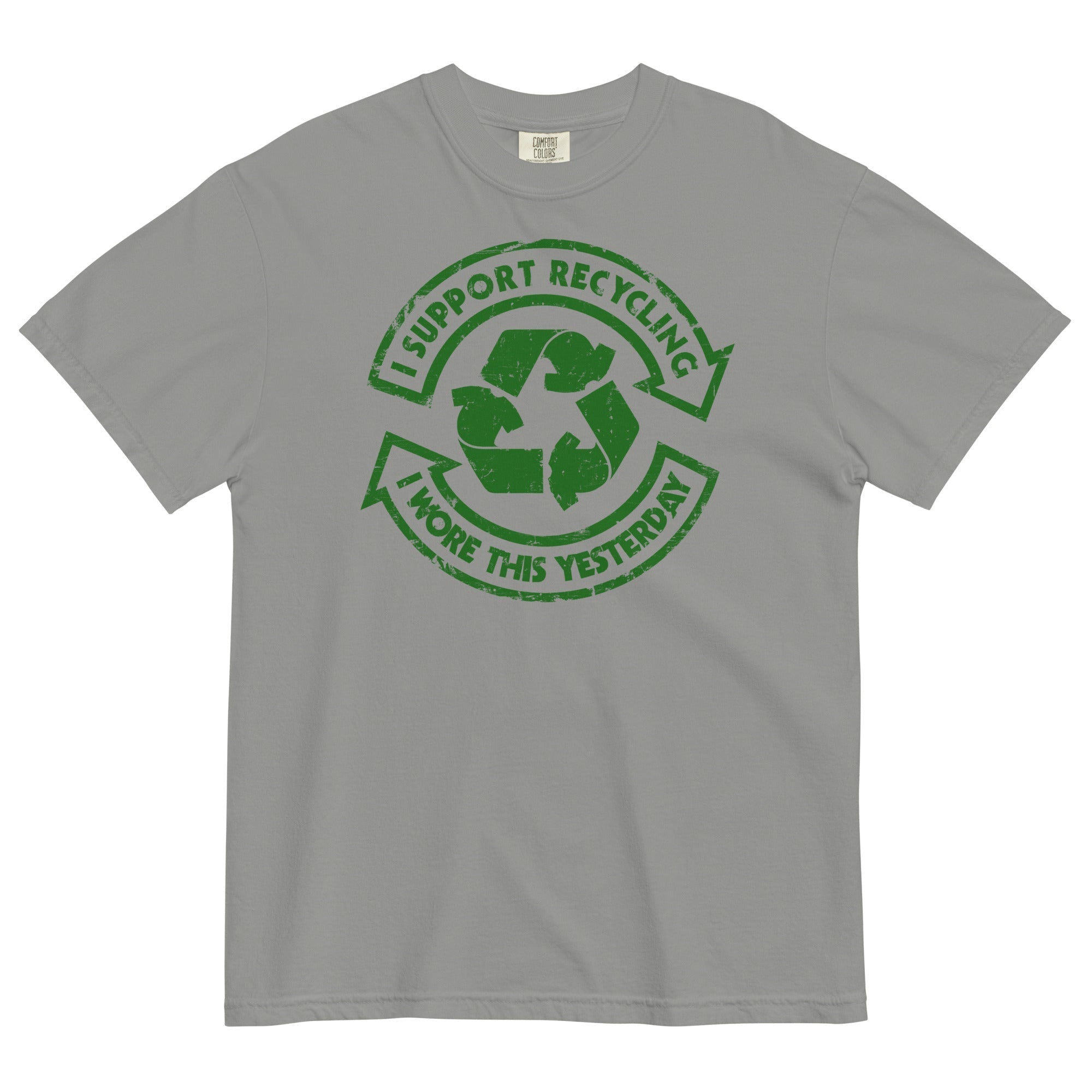 I Support Recycling Men's Relaxed Fit - Adult & Kids T-Shirts, Sweatshirts & Hoodies apparel design preview 1