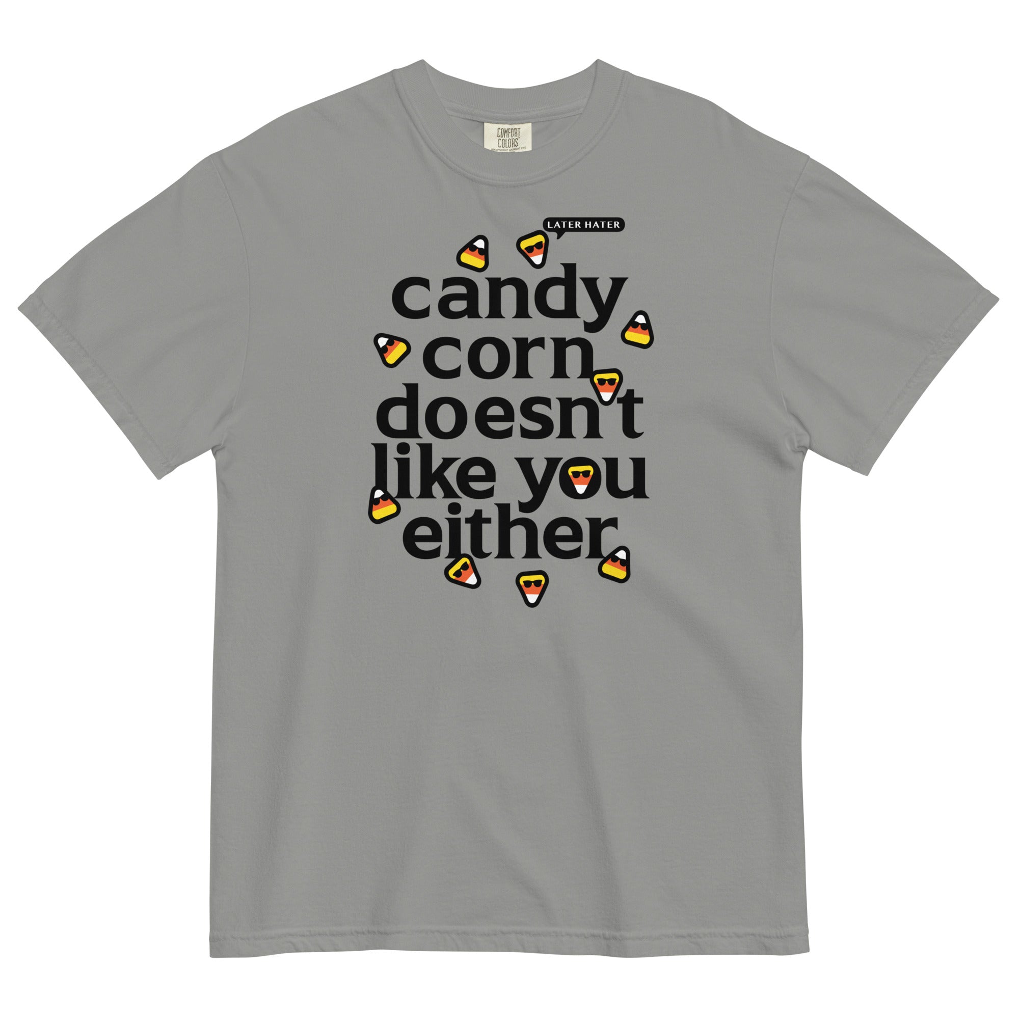 Candy Corn Doesn't Like You Either Men's Relaxed Fit - Adult & Kids T-Shirts, Sweatshirts & Hoodies apparel design preview 1