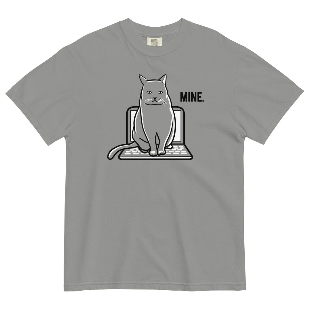Mine Computer Cat Men's Relaxed Fit - Adult & Kids T-Shirts, Sweatshirts & Hoodies apparel design preview 1