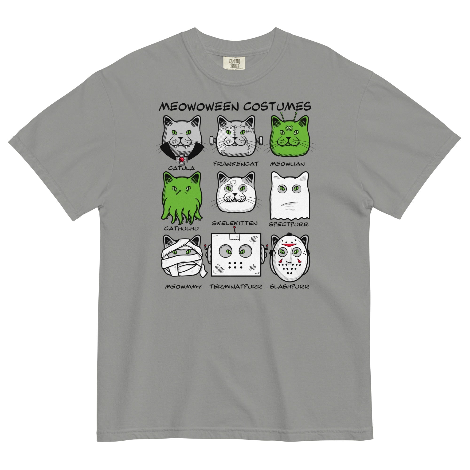 Meowoween Costumes Men's Relaxed Fit - Adult & Kids T-Shirts, Sweatshirts & Hoodies apparel design preview 1
