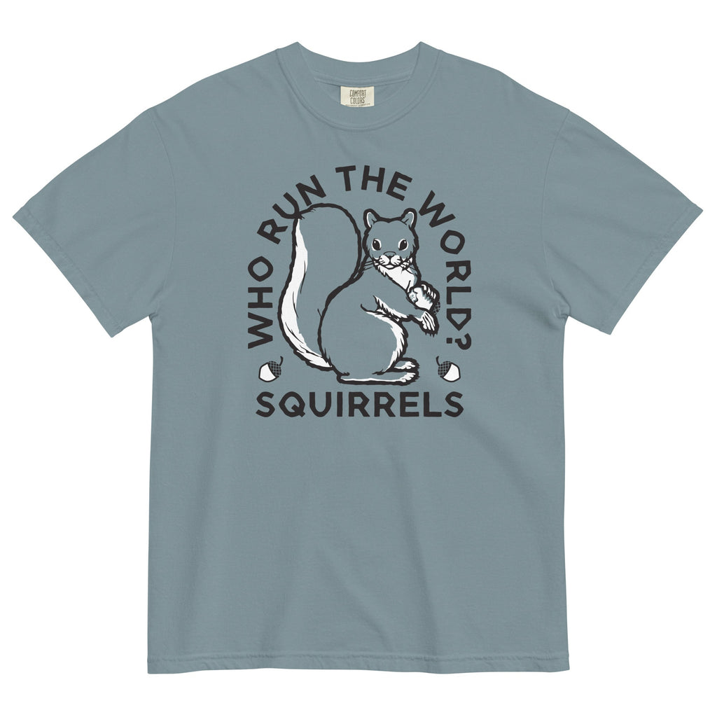 Who Run The World? Squirrels Men's Relaxed Fit - Adult & Kids T-Shirts, Sweatshirts & Hoodies apparel design preview 1