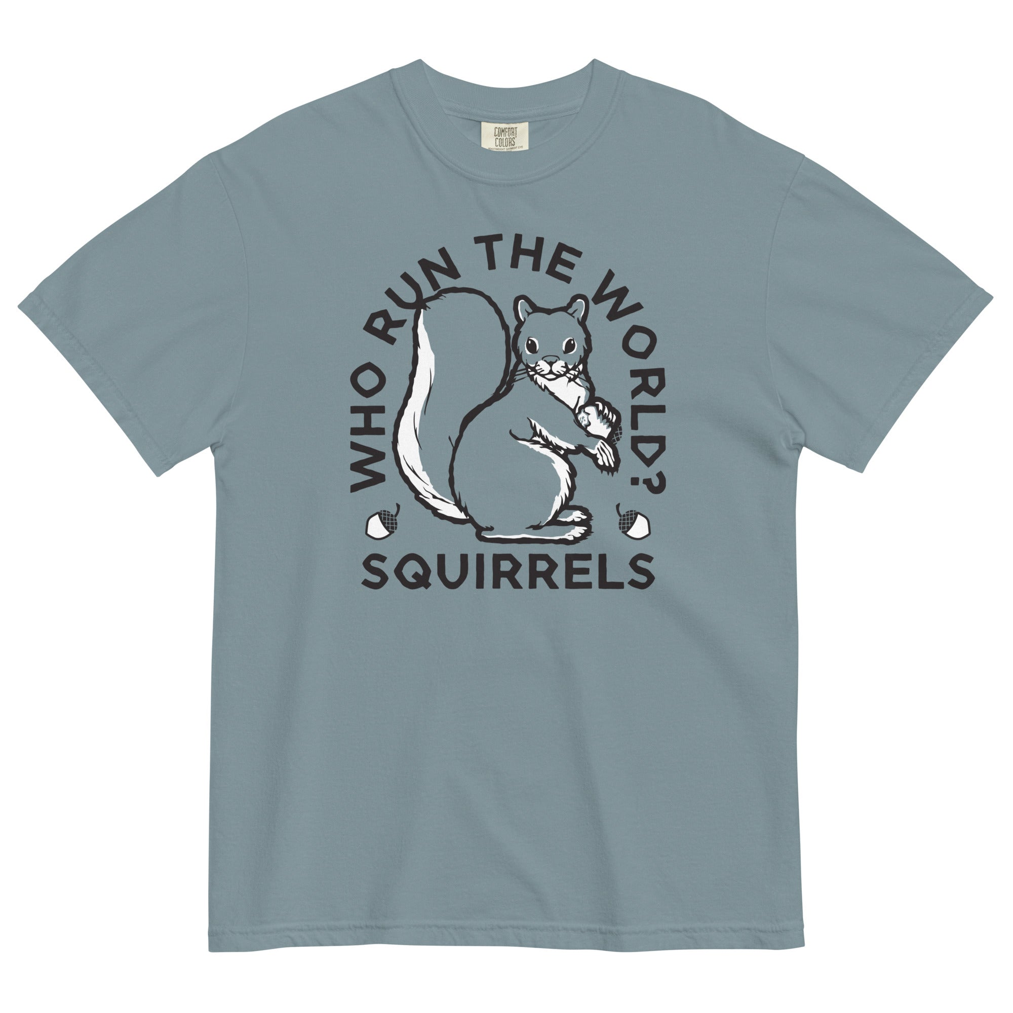 Who Run The World? Squirrels Men's Relaxed Fit - Adult & Kids T-Shirts, Sweatshirts & Hoodies apparel design preview 1