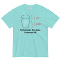 Technically, The Glass Is Always Full Men's Relaxed - Adult & Kids T-Shirts, Sweatshirts & Hoodies apparel design preview 1