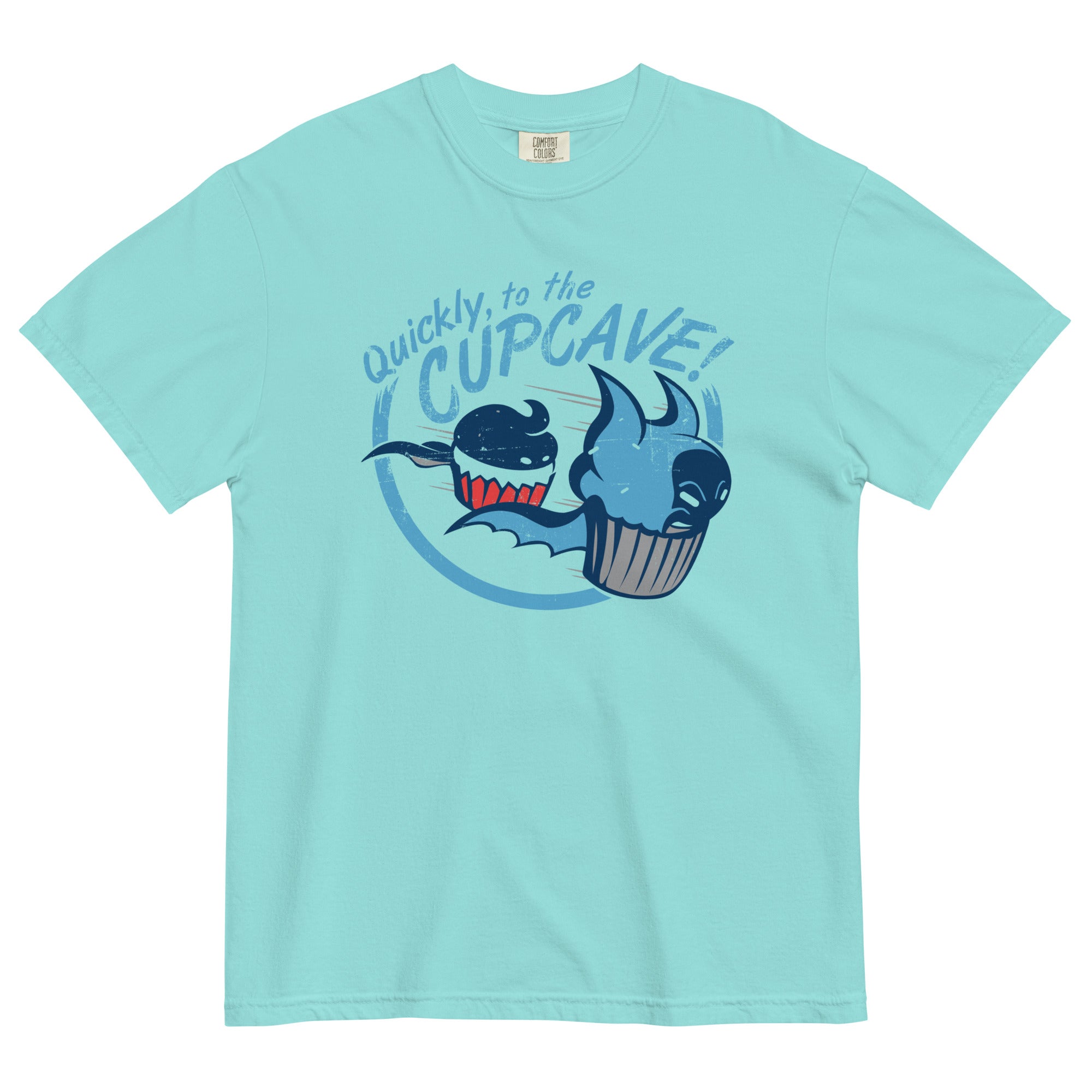 Quickly, To The Cupcave! Men's Relaxed Fit - Adult & Kids T-Shirts, Sweatshirts & Hoodies apparel design preview 1