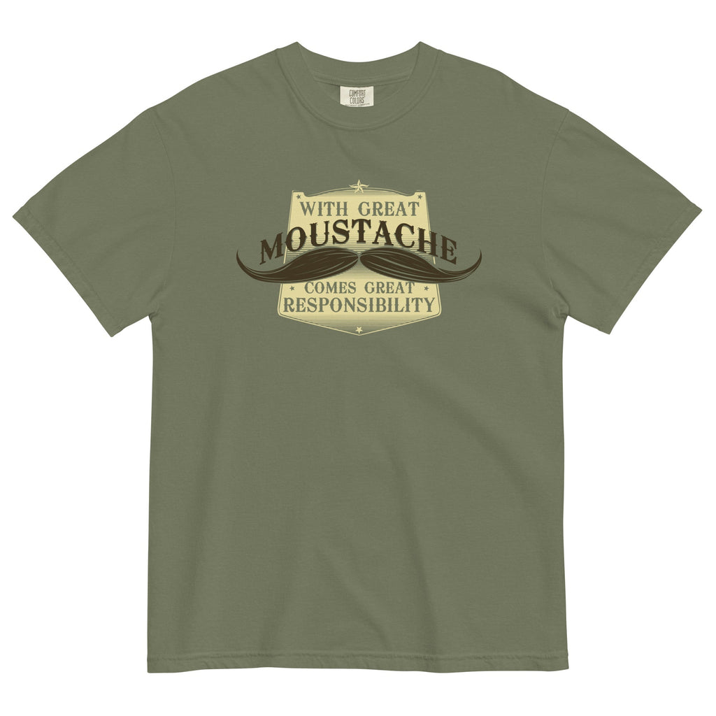 With Great Moustache Men's Relaxed Fit - Adult & Kids T-Shirts, Sweatshirts & Hoodies apparel design preview 1