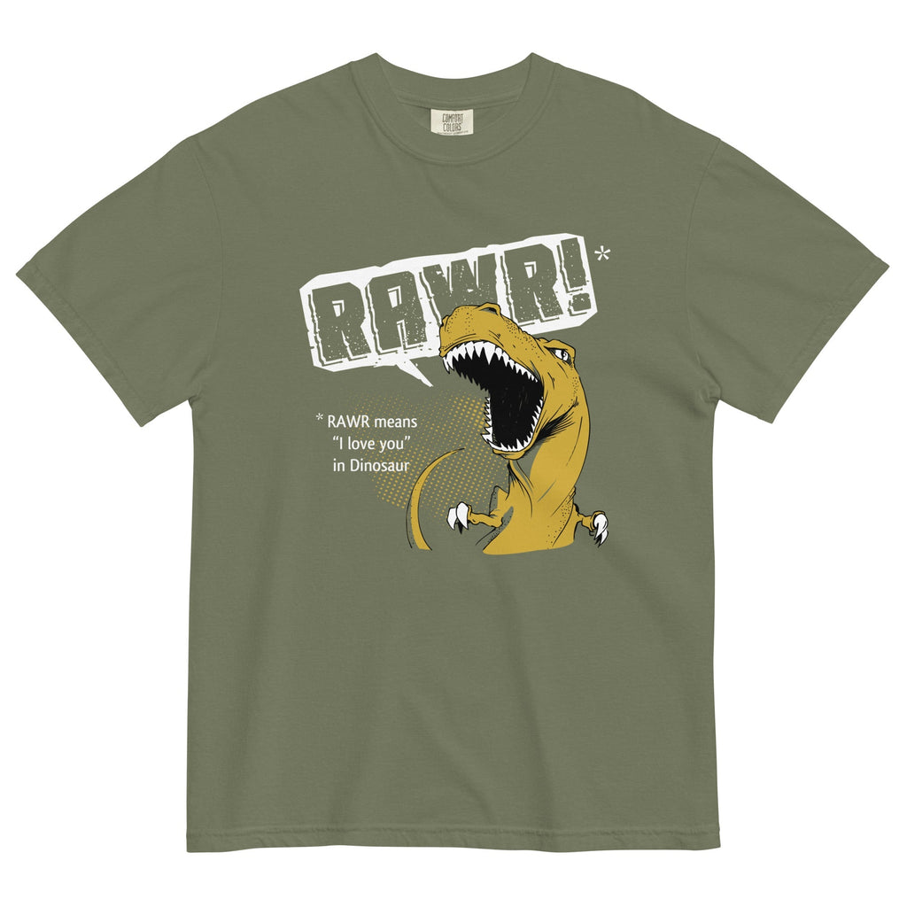Rawr Means I Love You Men's Relaxed Fit - Adult & Kids T-Shirts, Sweatshirts & Hoodies apparel design preview 1