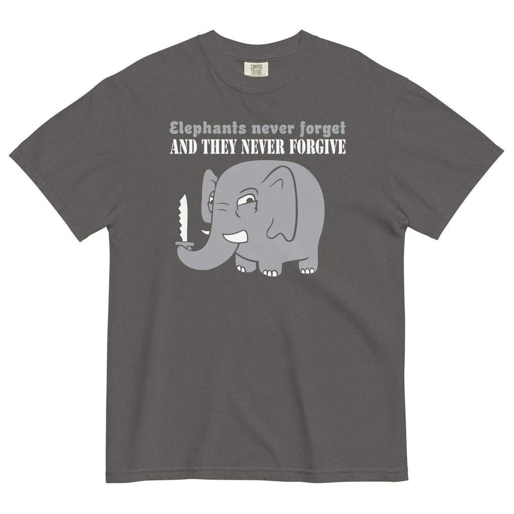 Elephants Never Forgive Men's Relaxed Fit - Adult & Kids T-Shirts, Sweatshirts & Hoodies apparel design preview 1