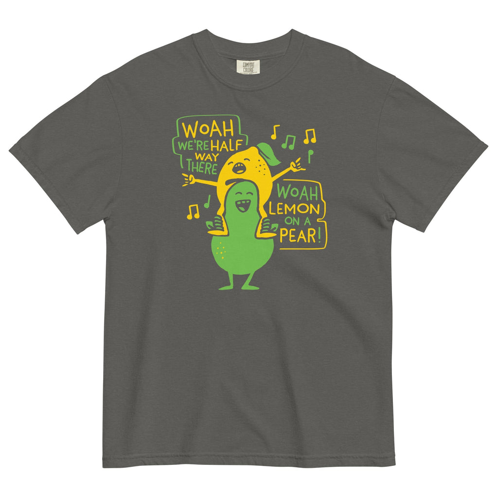 Lemon On A Pear Men's Relaxed Fit - Adult & Kids T-Shirts, Sweatshirts & Hoodies apparel design preview 1