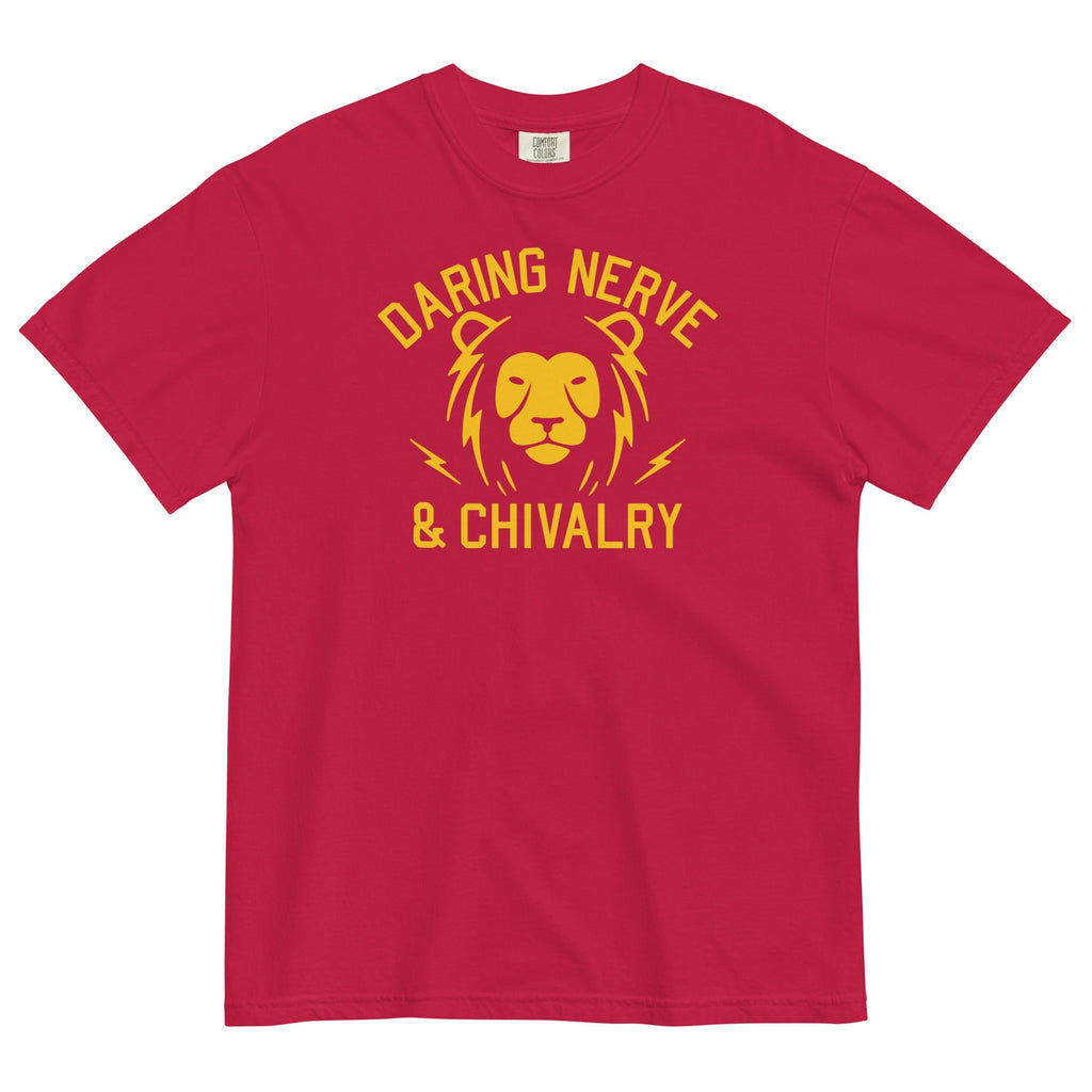 Daring, Nerve, And Chivalry Men's Relaxed Fit - Adult & Kids T-Shirts, Sweatshirts & Hoodies apparel design preview 1