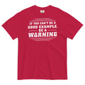 Be A Warning Men's Relaxed Fit - Adult & Kids T-Shirts, Sweatshirts & Hoodies apparel design preview 1