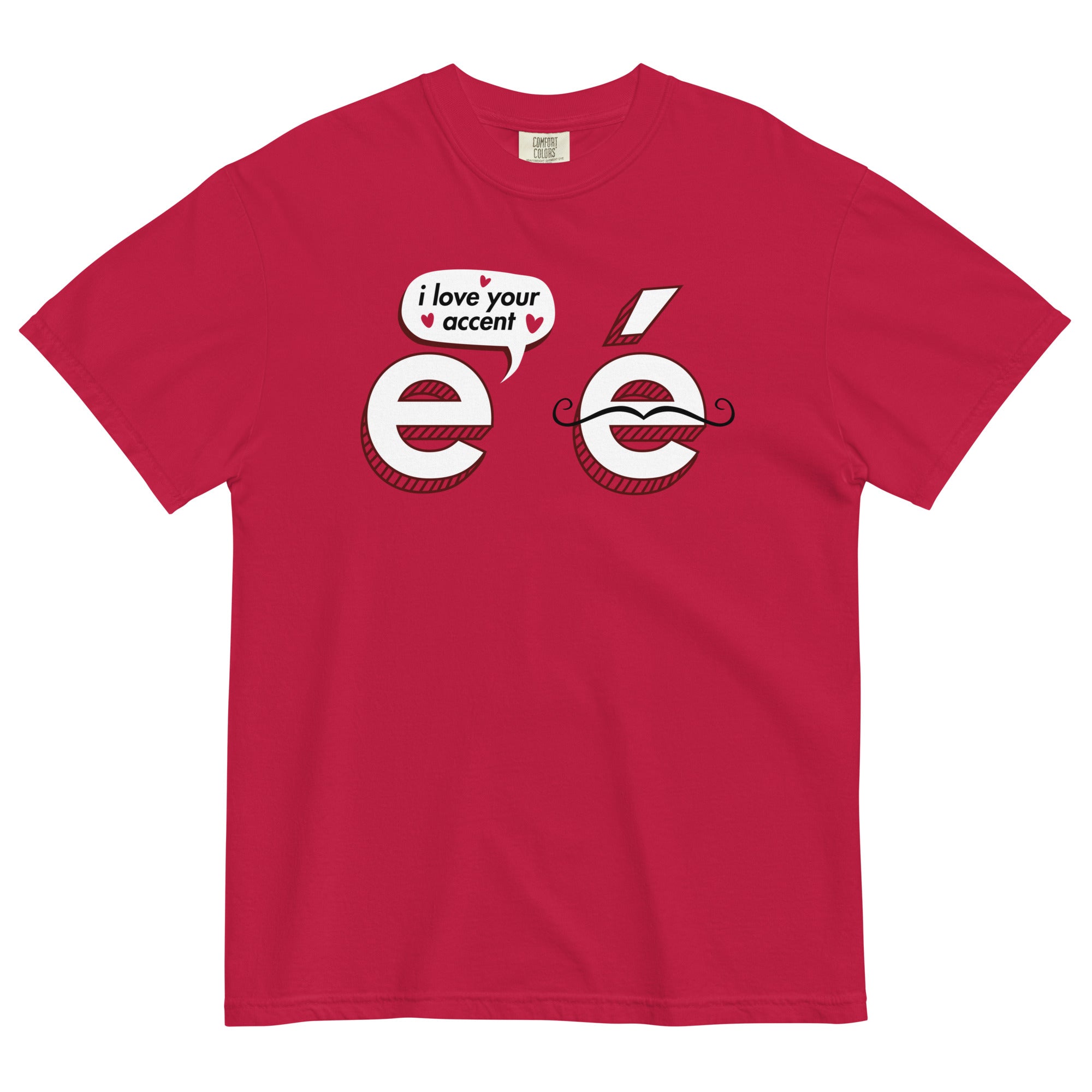 I Love Your Accent Men's Relaxed Fit - Adult & Kids T-Shirts, Sweatshirts & Hoodies apparel design preview 1