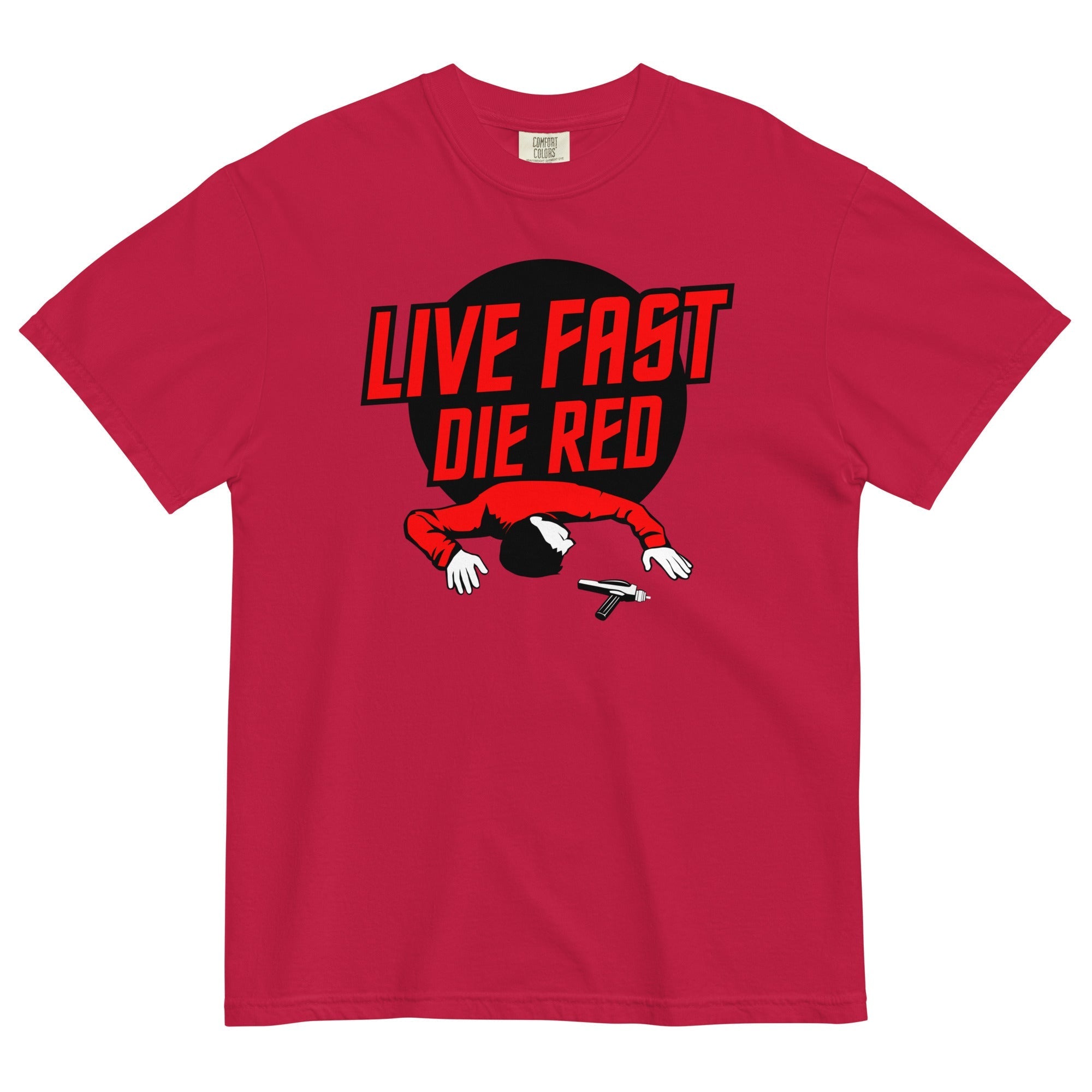 Live Fast Die Red Men's Relaxed Fit - Adult & Kids T-Shirts, Sweatshirts & Hoodies apparel design preview 1