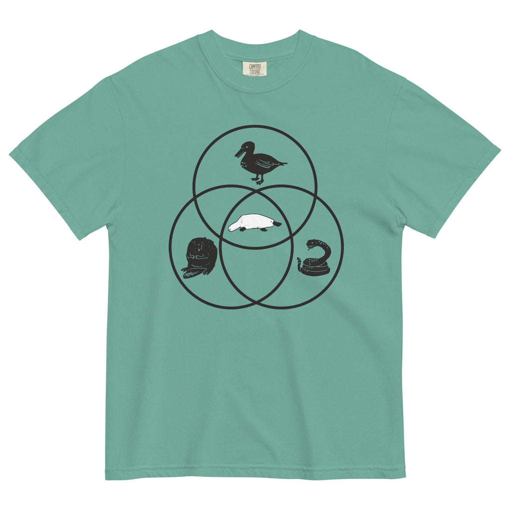 Platypus Venn Diagram Men's Relaxed Fit - Adult & Kids T-Shirts, Sweatshirts & Hoodies apparel design preview 1