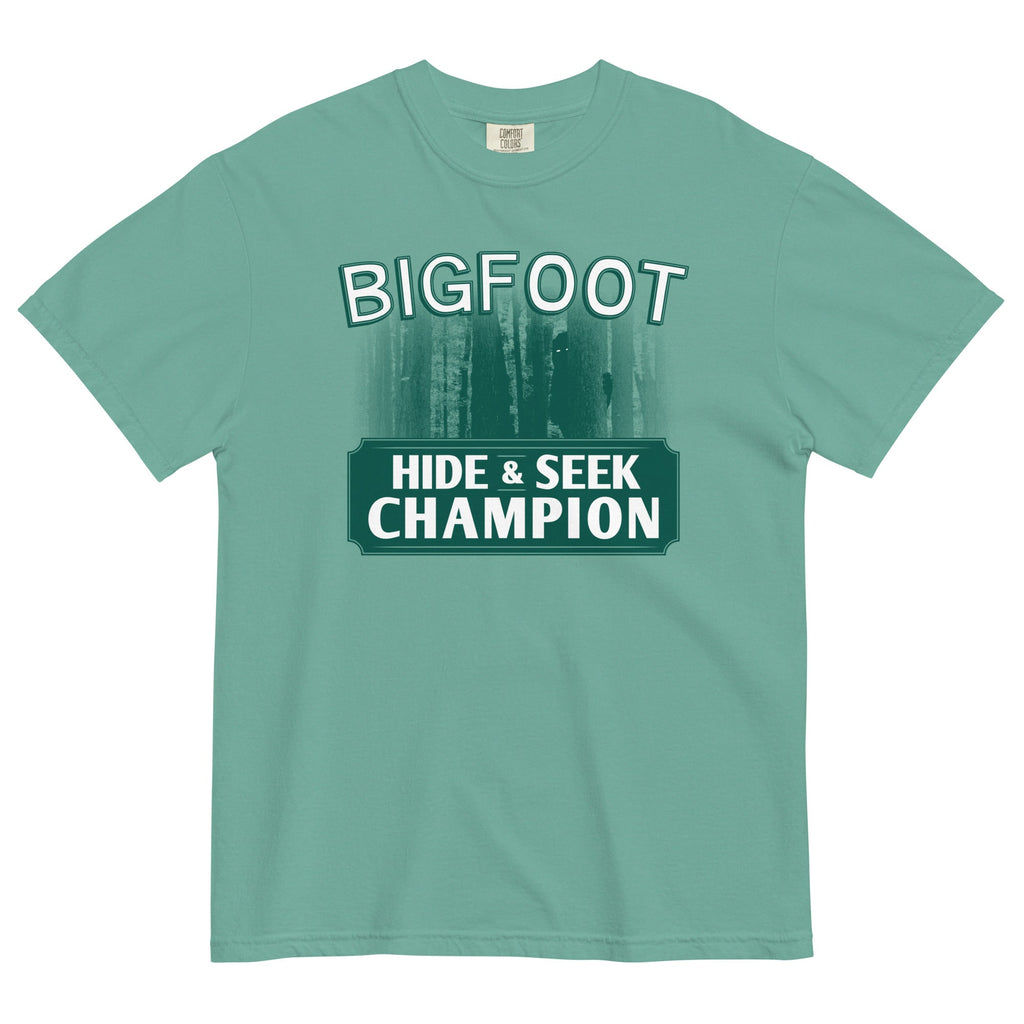 Bigfoot Hide And Seek Champion Men's Relaxed Fit - Adult & Kids T-Shirts, Sweatshirts & Hoodies apparel design preview 1