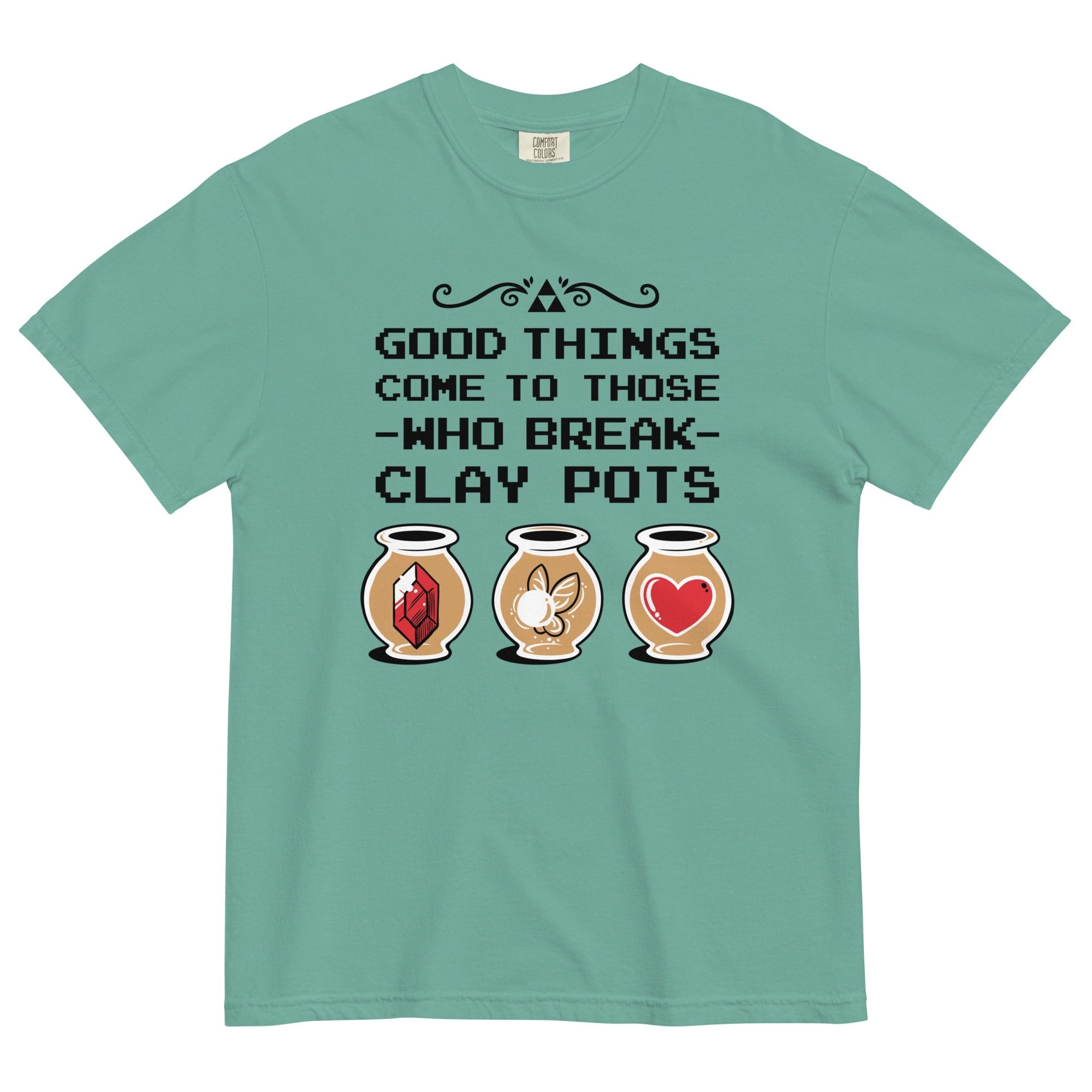 Good Things Come To Those Who Break Clay Pots Men's - Adult & Kids T-Shirts, Sweatshirts & Hoodies apparel design preview 1