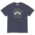 My Weekends Are In Tents Men's Relaxed Fit - Adult & Kids T-Shirts, Sweatshirts & Hoodies apparel design preview 1