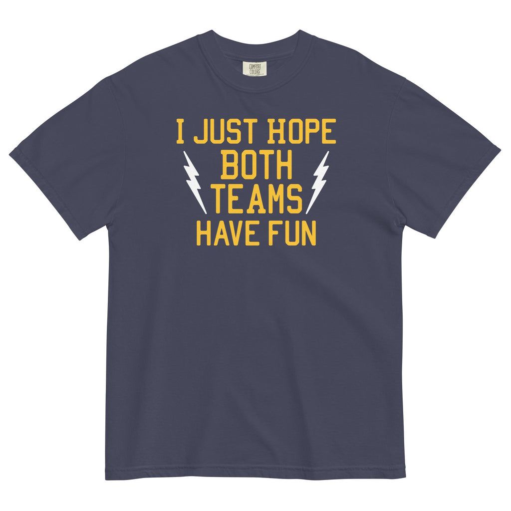 I Just Hope Both Teams Have Fun Men's Relaxed Fit - Adult & Kids T-Shirts, Sweatshirts & Hoodies apparel design preview 1