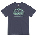 Everything In Moderation Including Men's Relaxed Fit - Adult & Kids T-Shirts, Sweatshirts & Hoodies apparel design preview 1