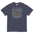 When You Cross A Joke With Rhetorical Question? Men's - Adult & Kids T-Shirts, Sweatshirts & Hoodies apparel design preview 1