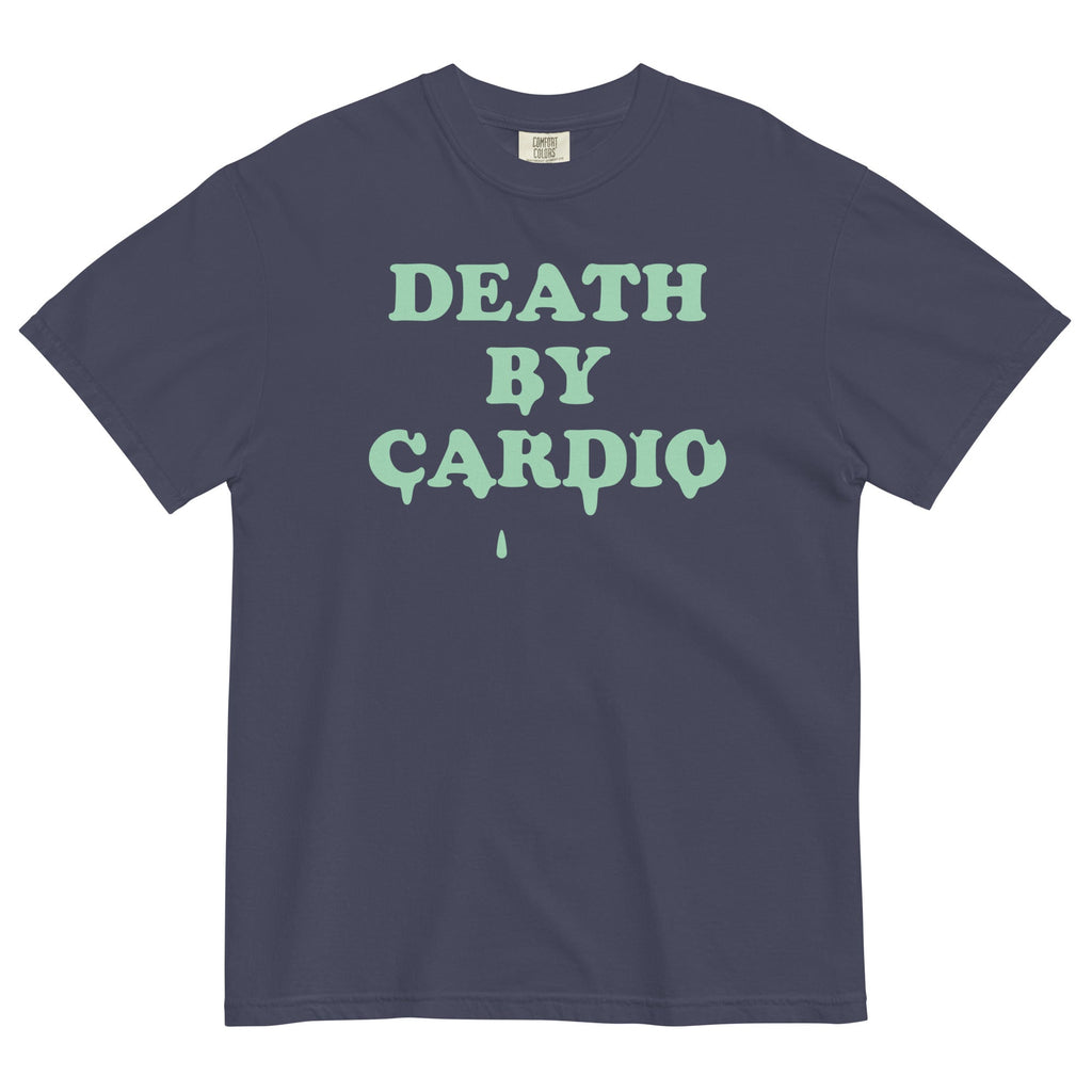 Death By Cardio Men's Relaxed Fit - Adult & Kids T-Shirts, Sweatshirts & Hoodies apparel design preview 1
