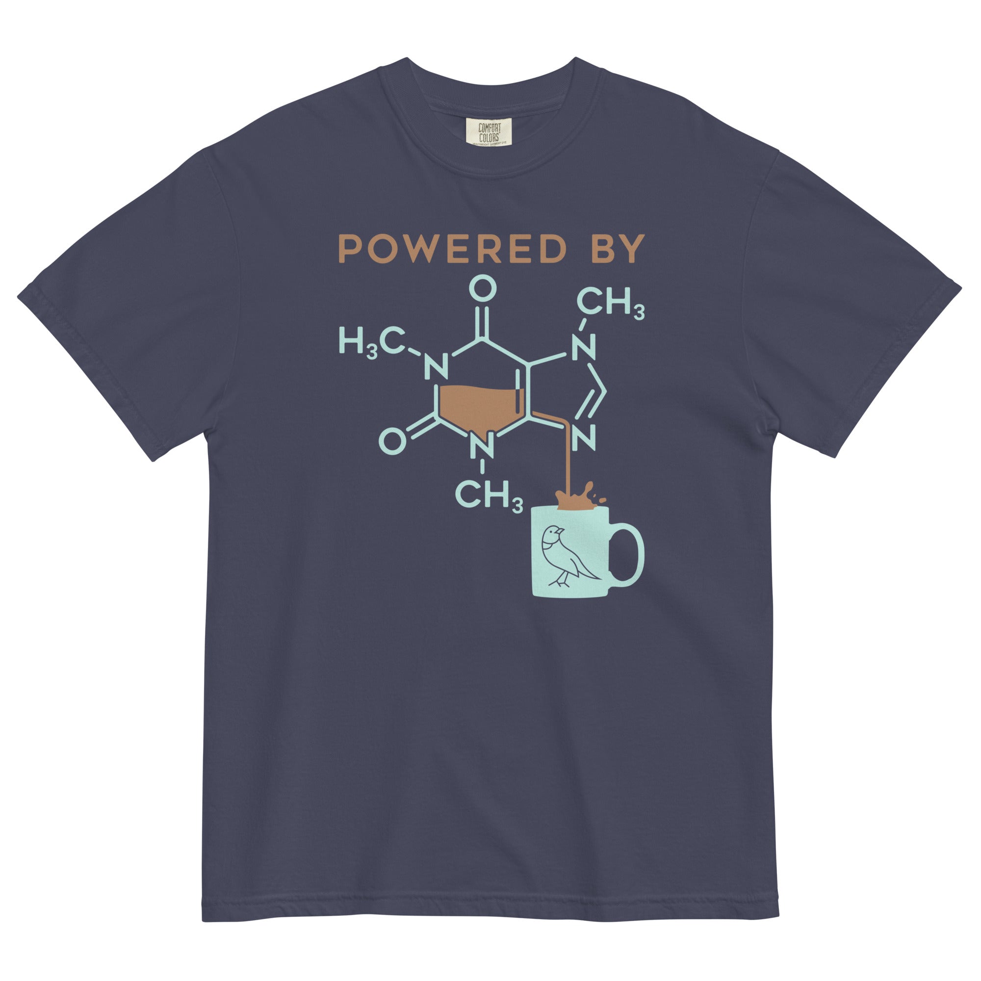 Powered By Caffeine Men's Relaxed Fit - Adult & Kids T-Shirts, Sweatshirts & Hoodies apparel design preview 1
