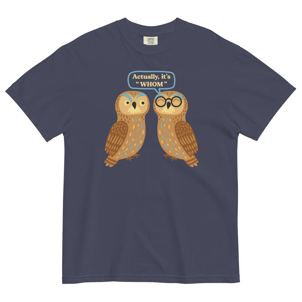 Actually, It's Whom Men's Relaxed Fit - Adult & Kids T-Shirts, Sweatshirts & Hoodies apparel design preview 1
