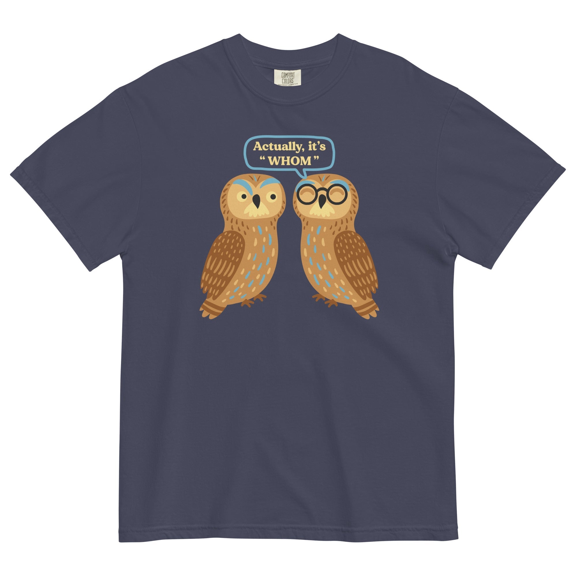 Actually, It's Whom Men's Relaxed Fit - Adult & Kids T-Shirts, Sweatshirts & Hoodies apparel design preview 1