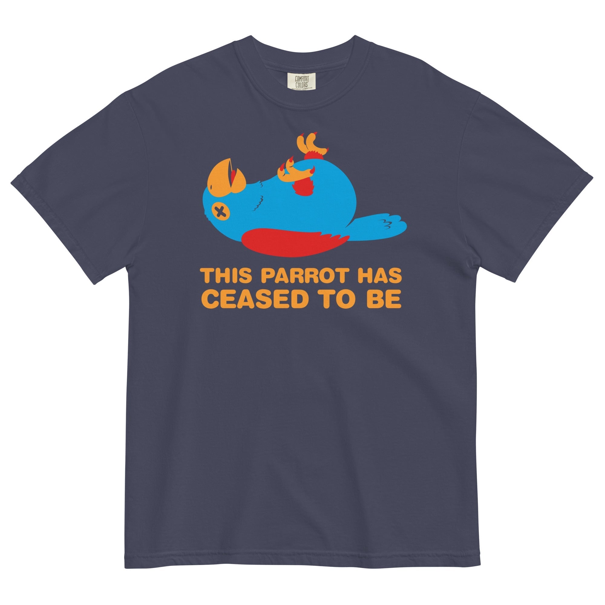 This Parrot Has Ceased To Be Men's Relaxed Fit - Adult & Kids T-Shirts, Sweatshirts & Hoodies apparel design preview 1