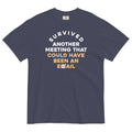 Survived Another Meeting Men's Relaxed Fit - Adult & Kids T-Shirts, Sweatshirts & Hoodies apparel design preview 1