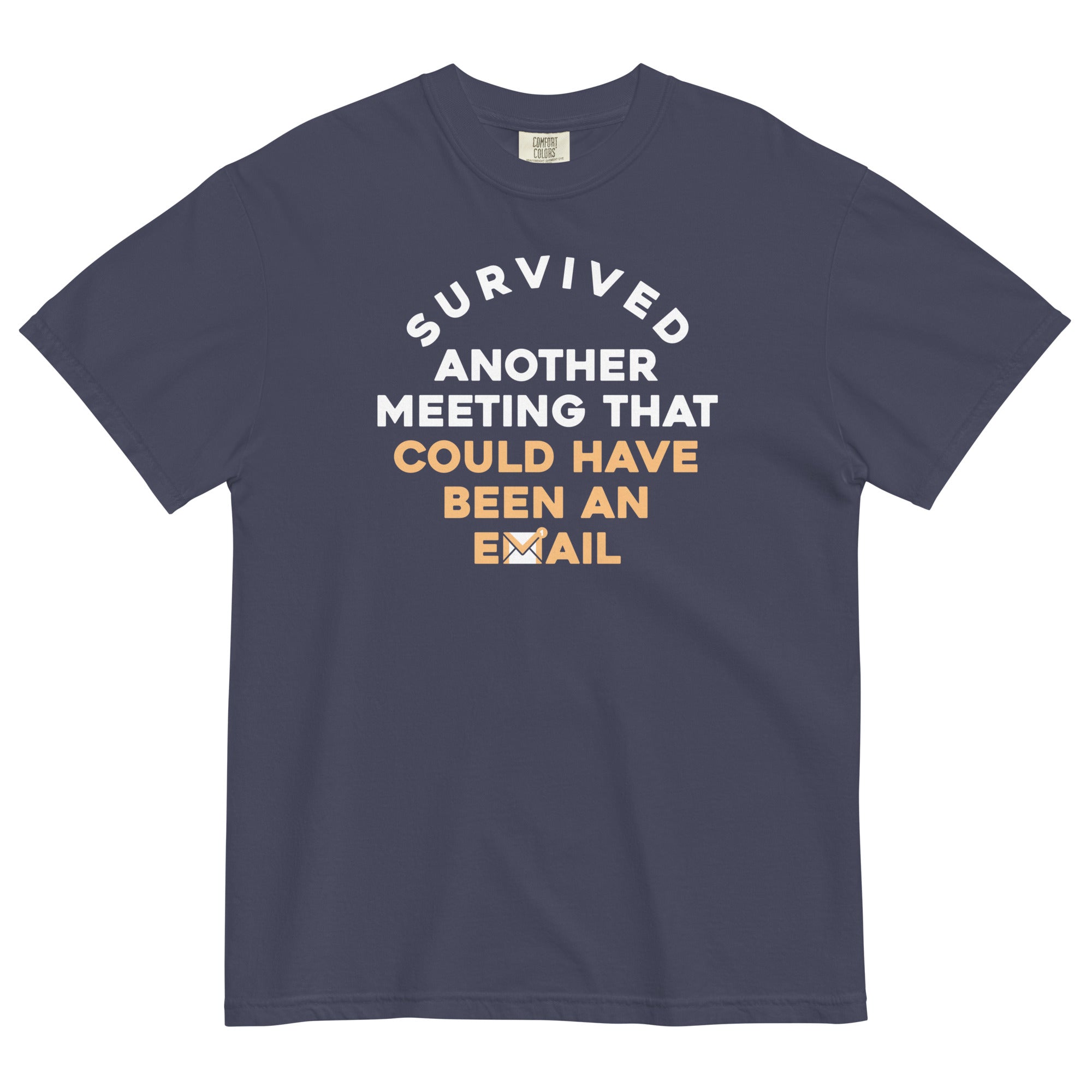 Survived Another Meeting Men's Relaxed Fit - Adult & Kids T-Shirts, Sweatshirts & Hoodies apparel design preview 1