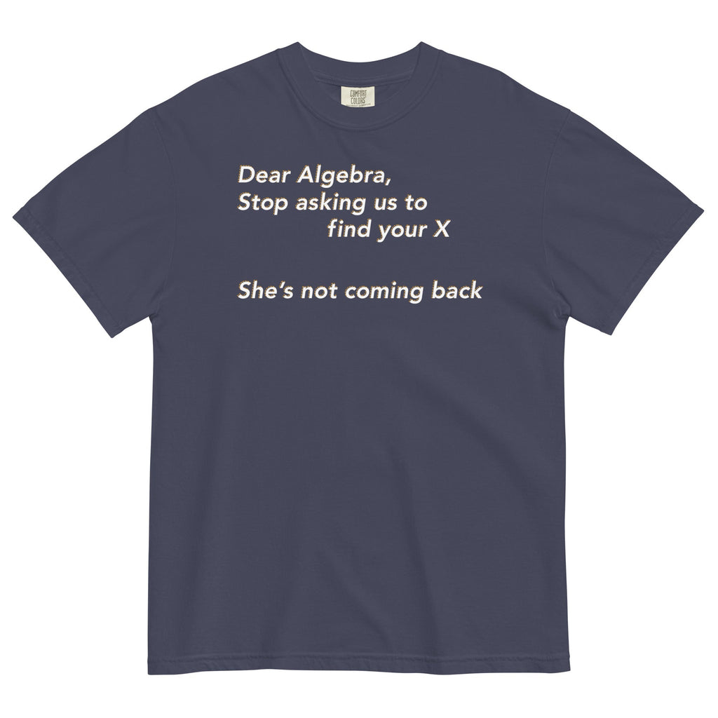 Dear Algebra, Stop Asking Us To Find Your X Men's - Adult & Kids T-Shirts, Sweatshirts & Hoodies apparel design preview 1
