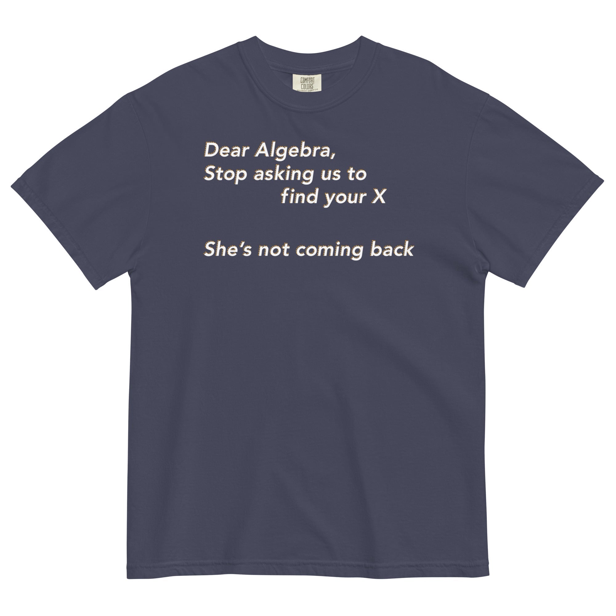 Dear Algebra, Stop Asking Us To Find Your X Men's - Adult & Kids T-Shirts, Sweatshirts & Hoodies apparel design preview 1