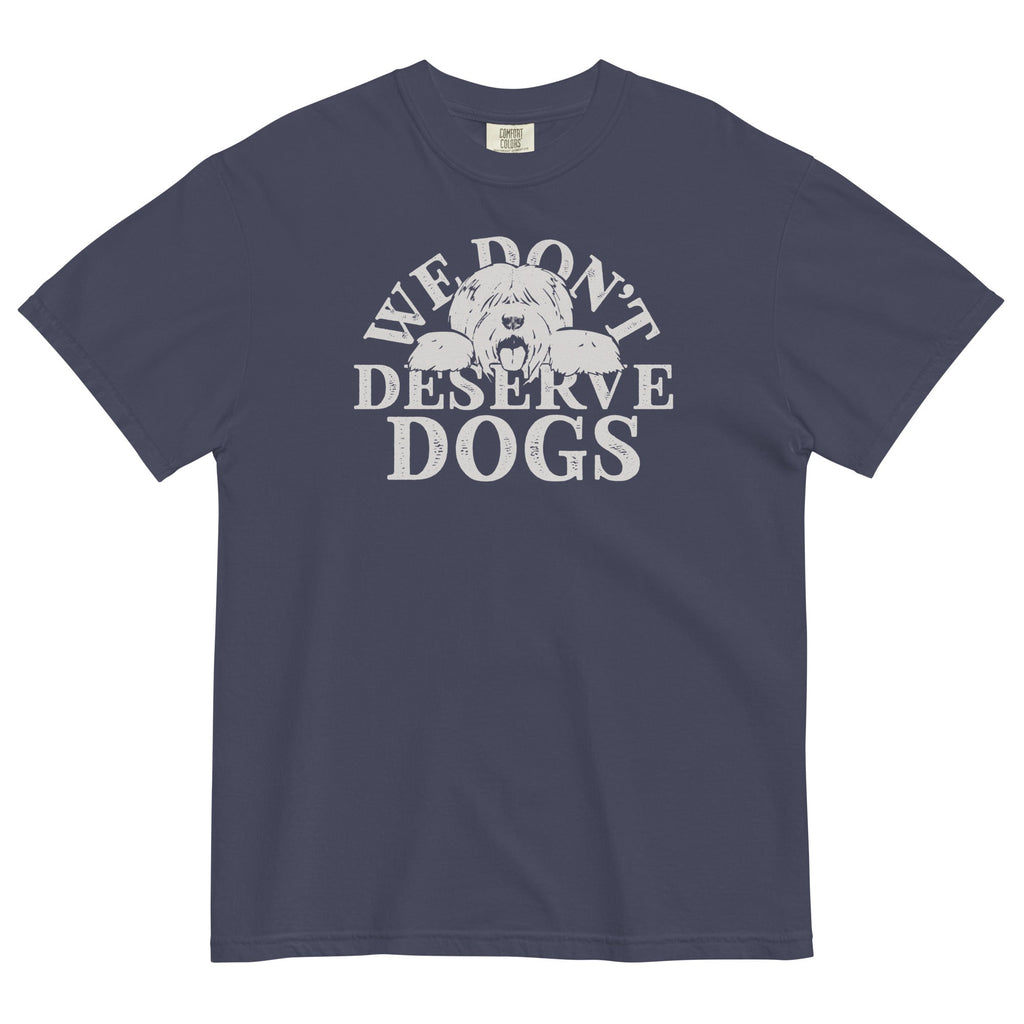 We Don't Deserve Dogs Men's Relaxed Fit - Adult & Kids T-Shirts, Sweatshirts & Hoodies apparel design preview 1